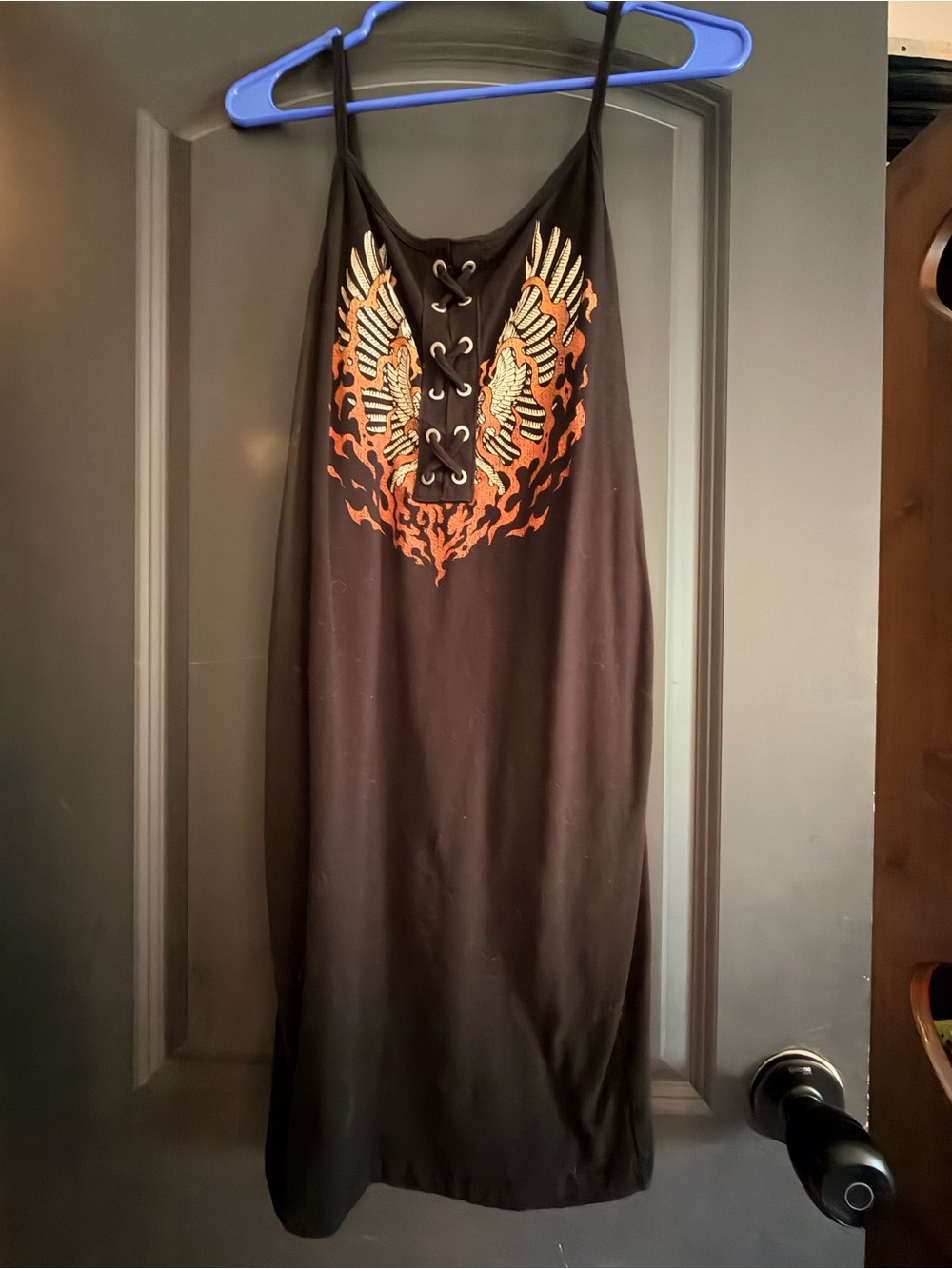 Torrid Mini foxy Lace-up cami dress size 0